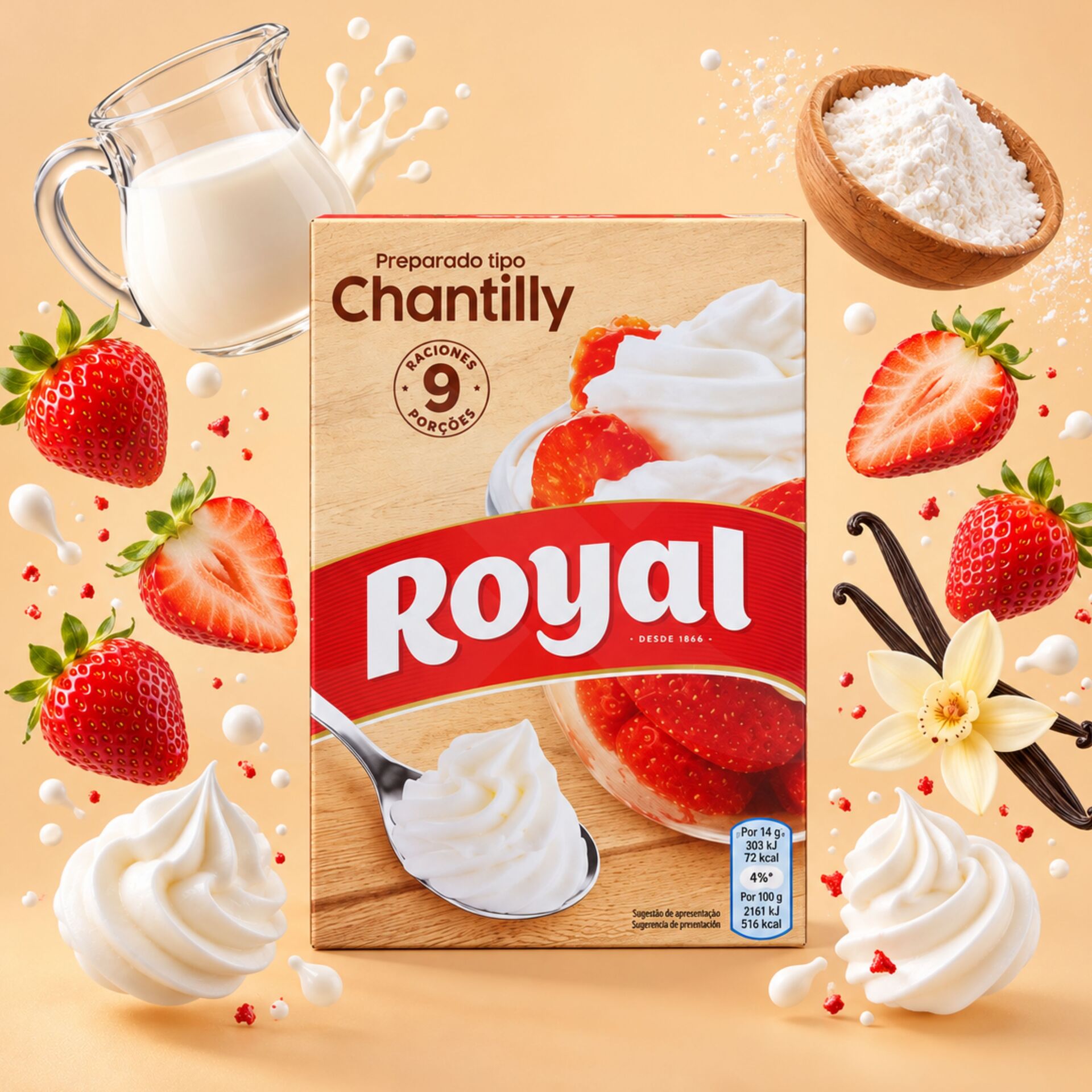 ROYAL® Zubereitung für Schlagsahne 72g