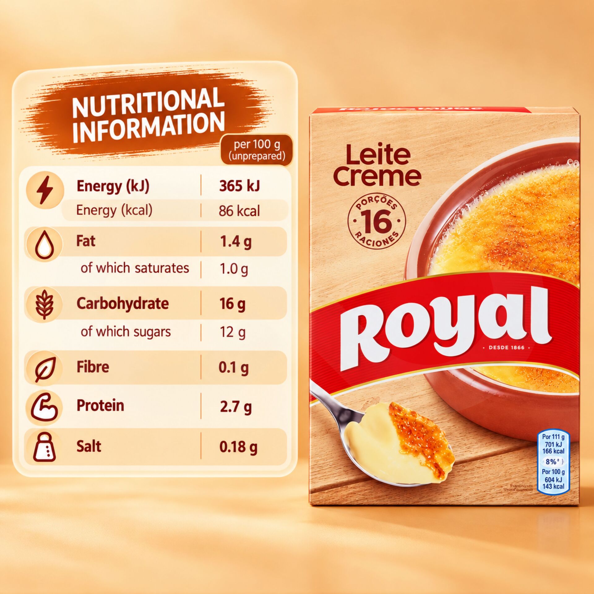 ROYAL® Crema al Latte Portoghese 92g