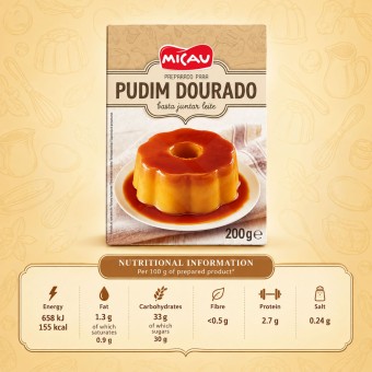 MICAU® Preparado para Pudín Dorado 200g