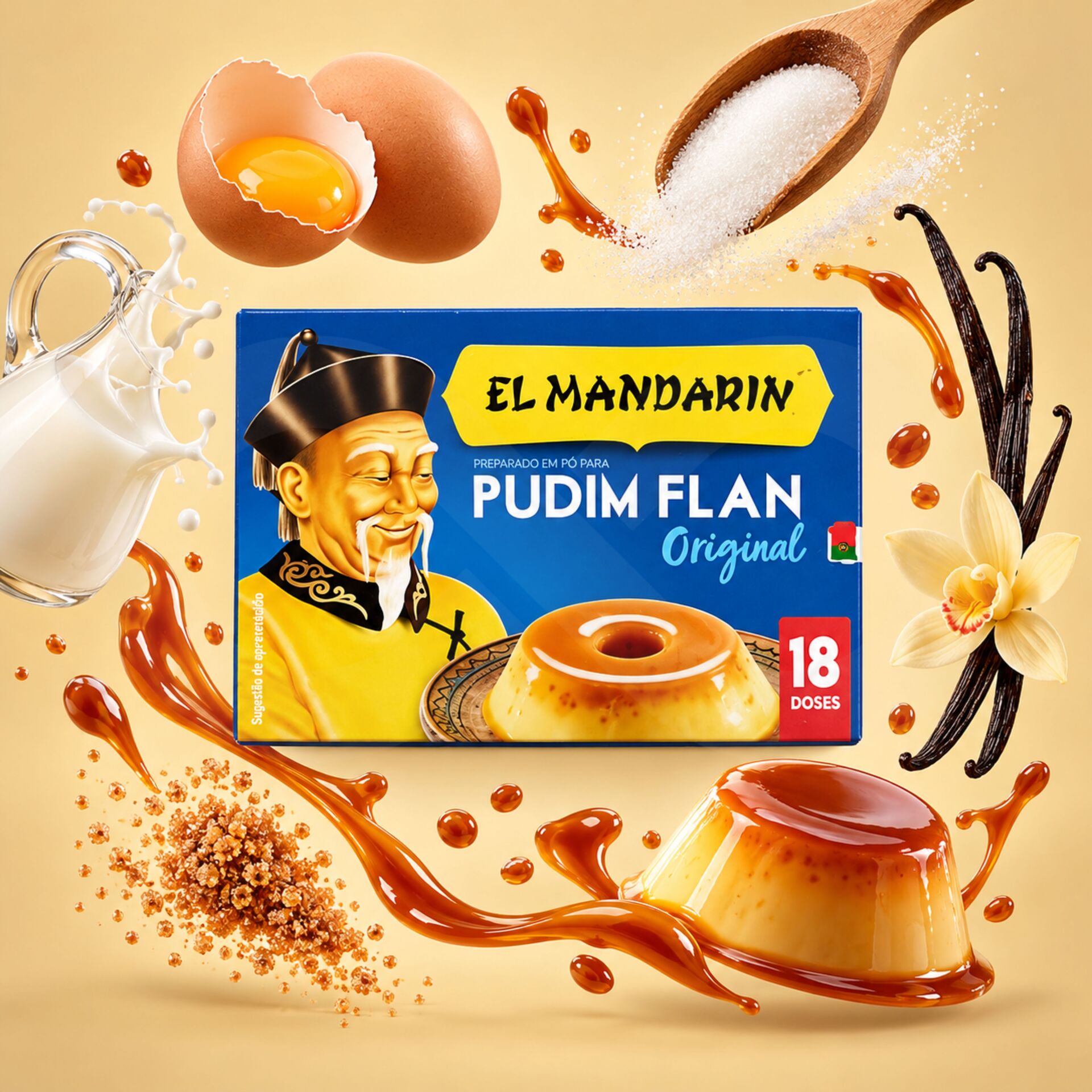 EL MANDARIN® Préparation pour Flan Original 14,4g