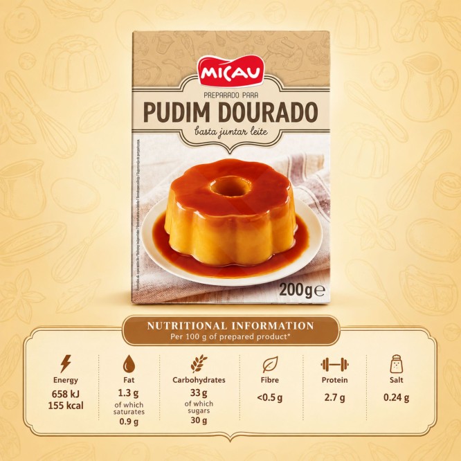 MICAU® Golden Pudding Mix 200g