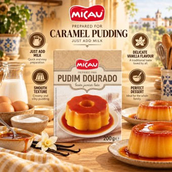 MICAU® Preparado para Pudín Dorado 200g