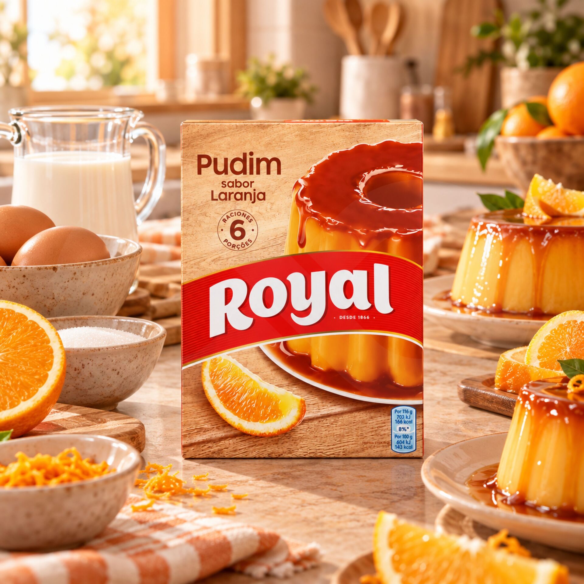ROYAL® Budyn o Smaku Pomaranczowym 200g
