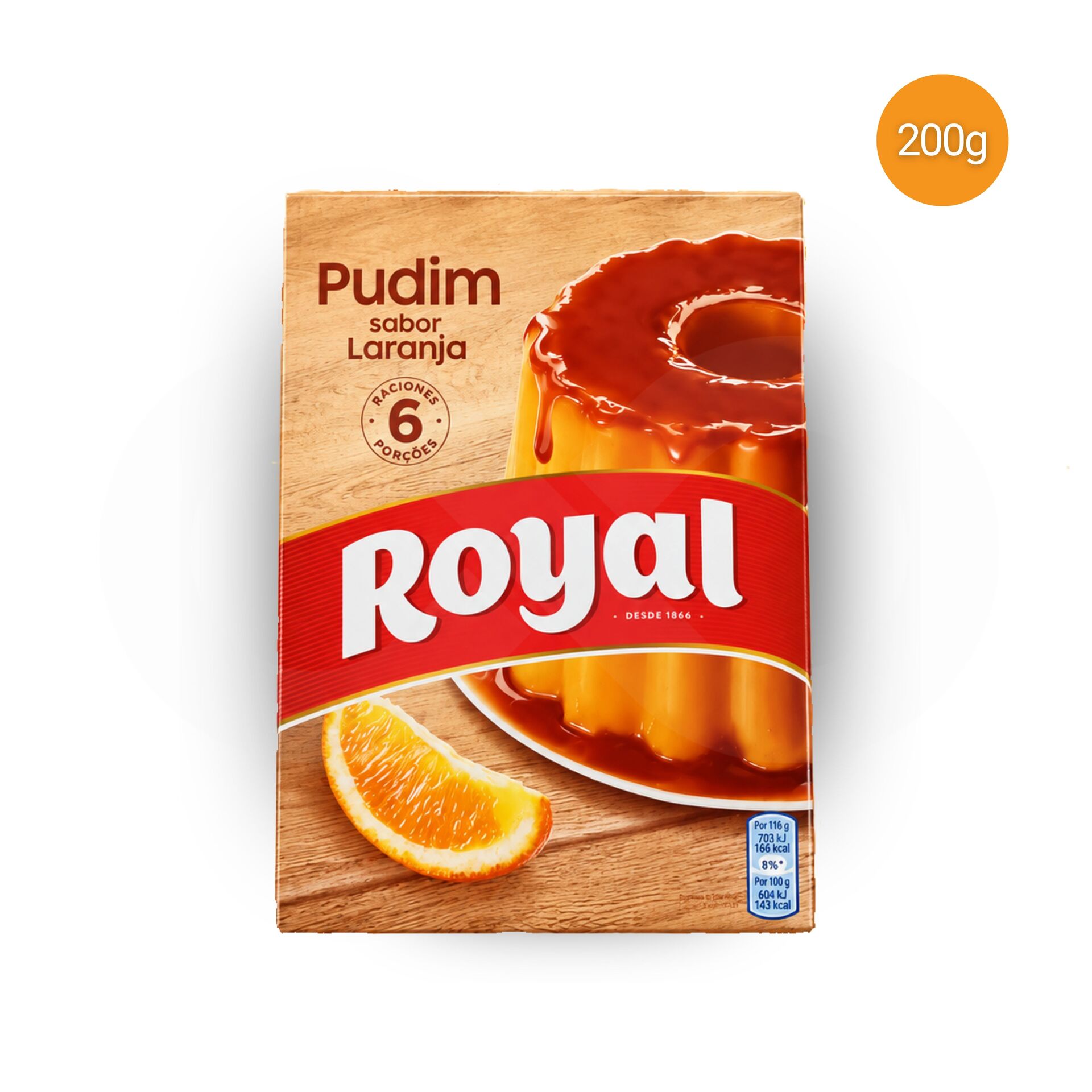 ROYAL® Budyn o Smaku Pomaranczowym 200g
