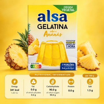 ALSAź Galaretka Ananasowa 105g