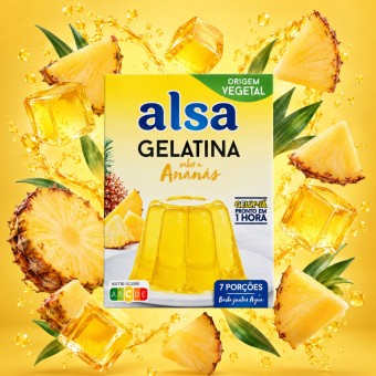 ALSA® Gelatina de Piña 105g