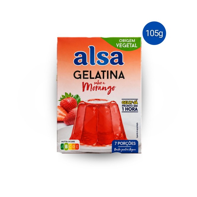 ALSAŽ Aardbeiengelatine 105g