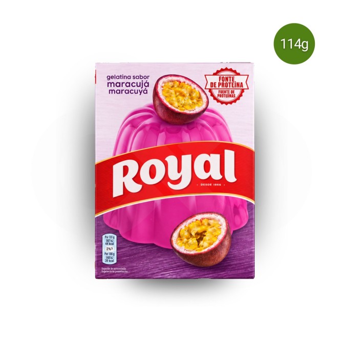 ROYAL� Passion Fruit Flavoured Jelly 114g