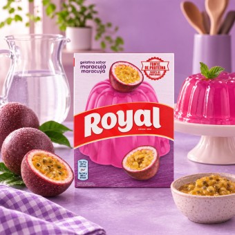 ROYAL� Passion Fruit Flavoured Jelly 114g