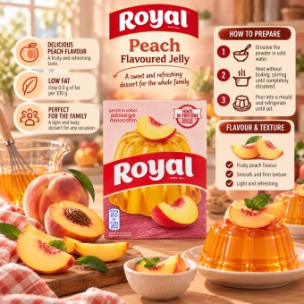 ROYAL® Gelatina alla Pesca 114g