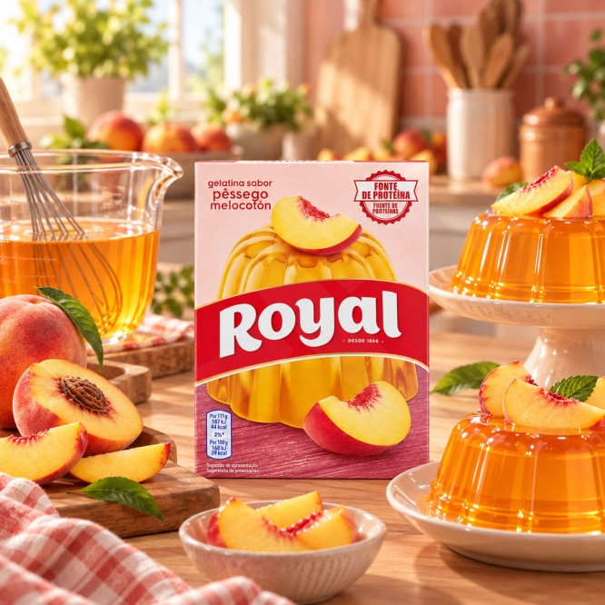 ROYAL® Gelatina alla Pesca 114g
