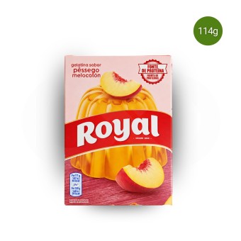 ROYAL� Peach Flavoured Jelly 114g