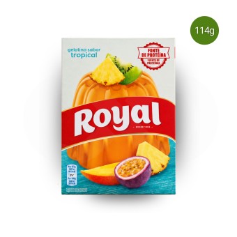 ROYAL� Tropical Fruit Flavoured Jelly 114g