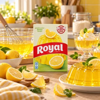 ROYALŪ Lemon Flavoured Jelly 114g