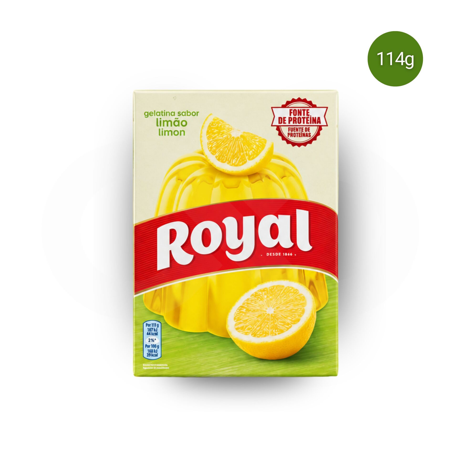 ROYALŪ Lemon Flavoured Jelly 114g