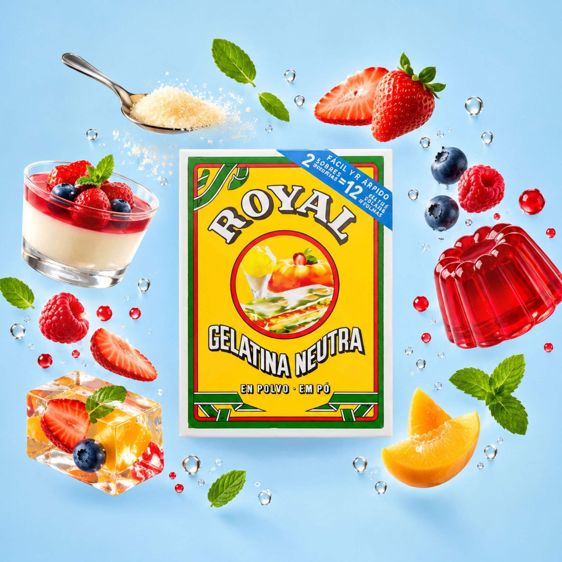 ROYALŪ Unflavoured Gelatine 20g