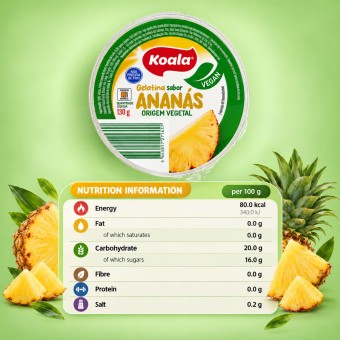 KOALA® Götterspeise mit Ananasgeschmack 130g