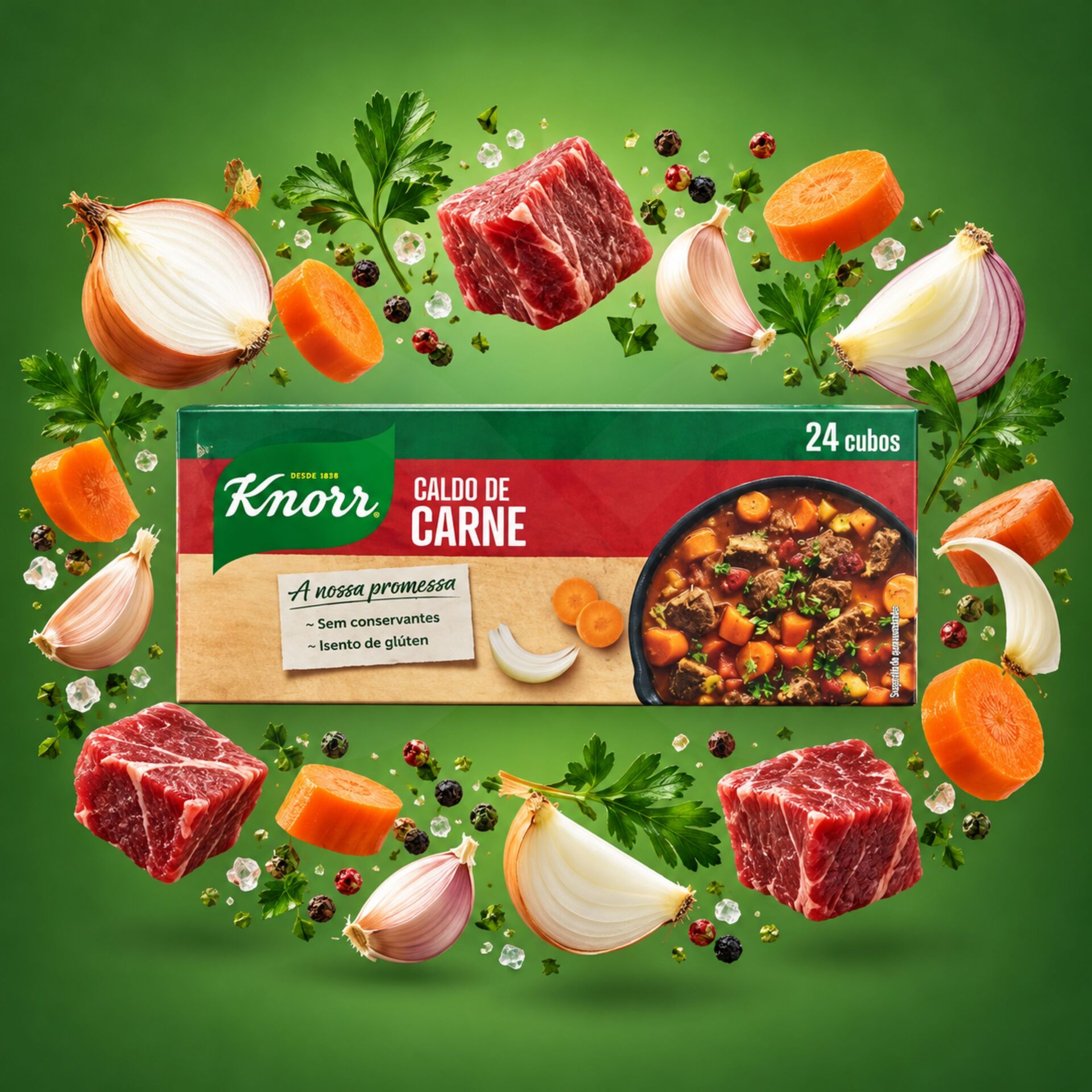 KNORR® Kostki Bulionowe Wolowe 24 szt.