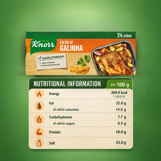 KNORR® Kippenbouillonblokjes 24 stk.