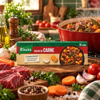 KNORR® Caldo de Carne 16 uni