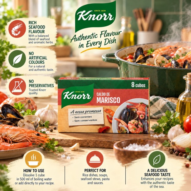 KNORR� Dadi da Brodo ai Frutti di Mare 8 pz.