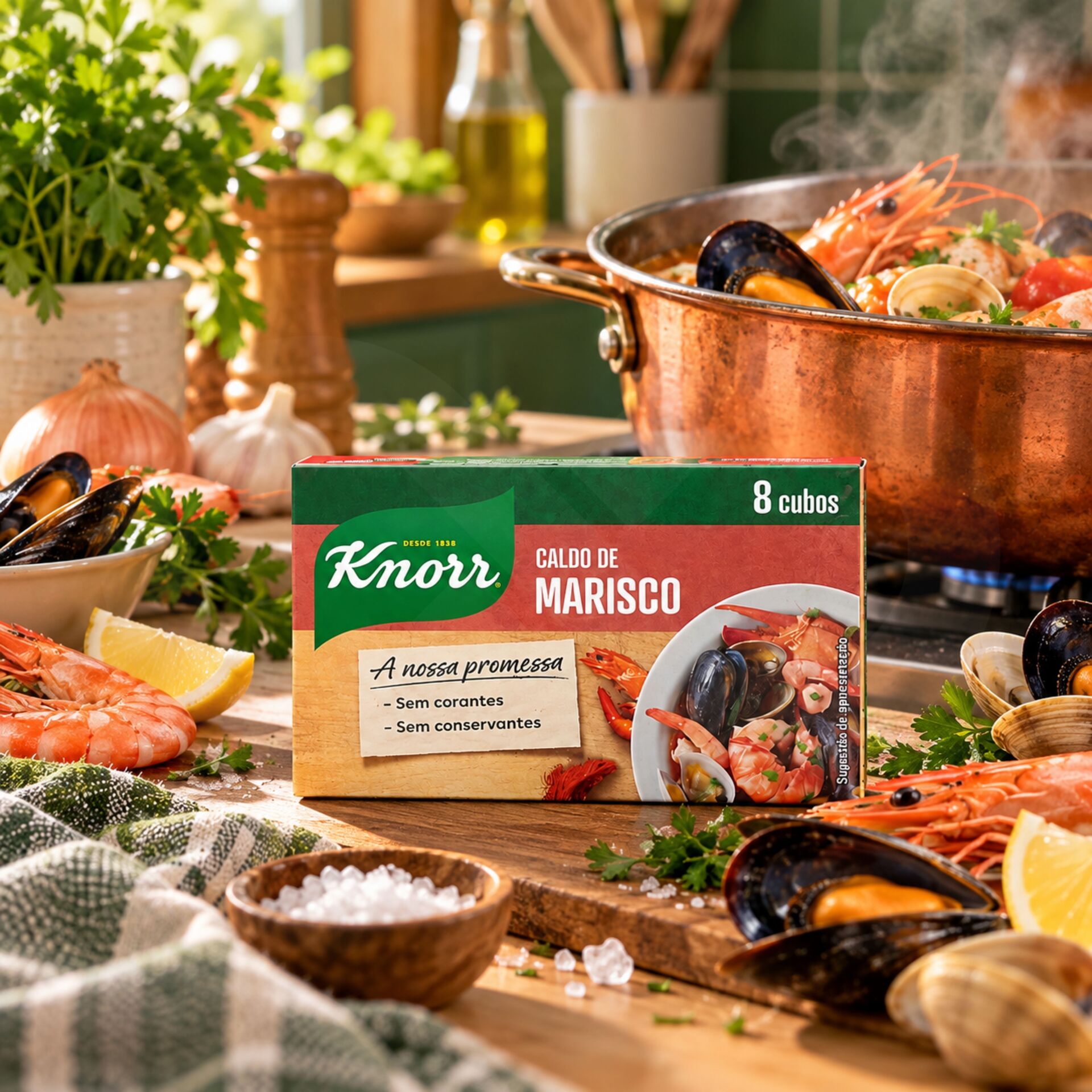 KNORR® Dadi da Brodo ai Frutti di Mare 8 pz.