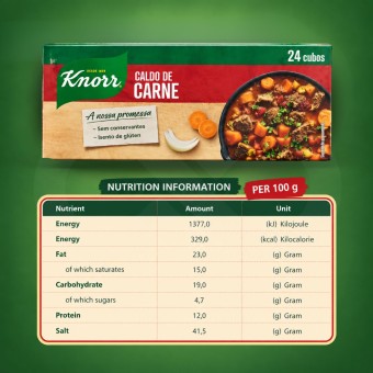 KNORR® Kostki Bulionowe Wolowe 24 szt.