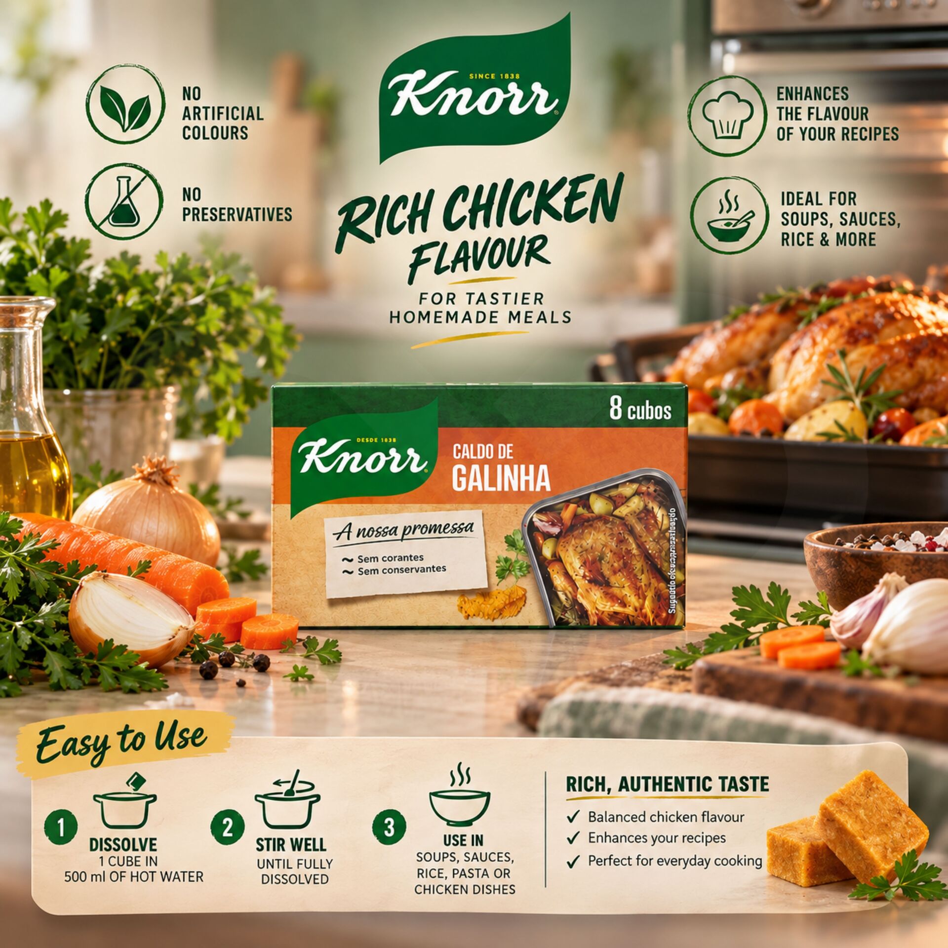KNORR® Bouillon de Poule 8 u.