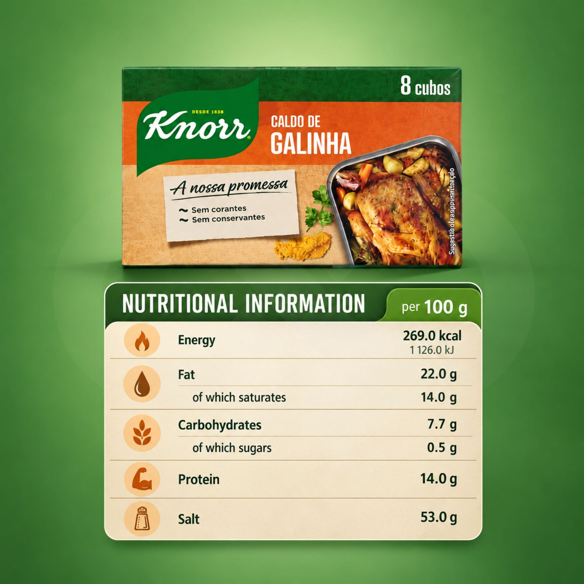 KNORR® Bouillon de Poule 8 u.