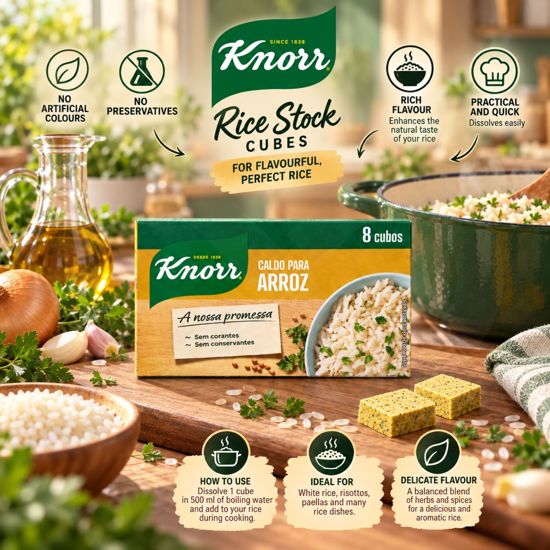 KNORR® Brühe für Reis 8 Stk