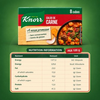 KNORRŪ Beef Stock Cubes 8 pcs.