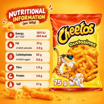 CHEETOS® Gustosines 75g