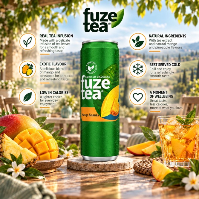 FUZE TEA® Mango y Piña 330ml