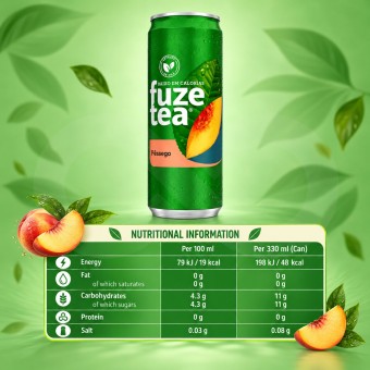 FUZE TEA� P�che 330ml