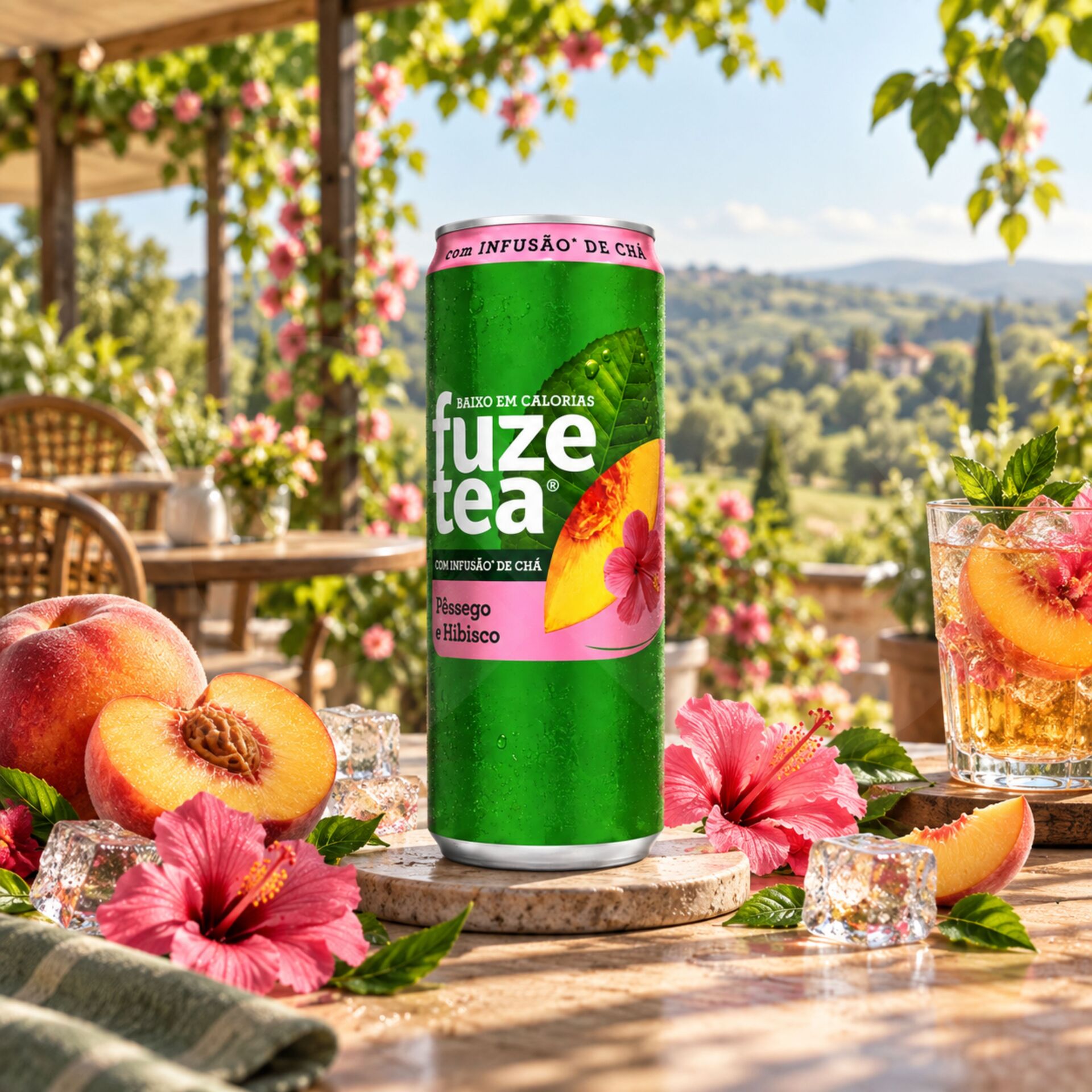 FUZE TEA® Pêche et Hibiscus 330ml