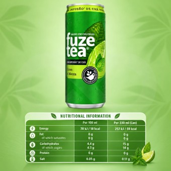 FUZE TEA� Lima e Menta 330ml