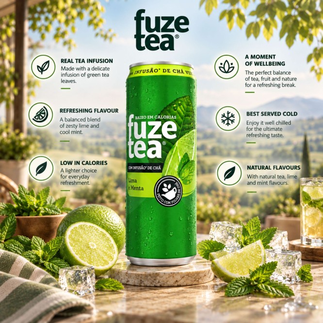 FUZE TEA� Lima e Menta 330ml