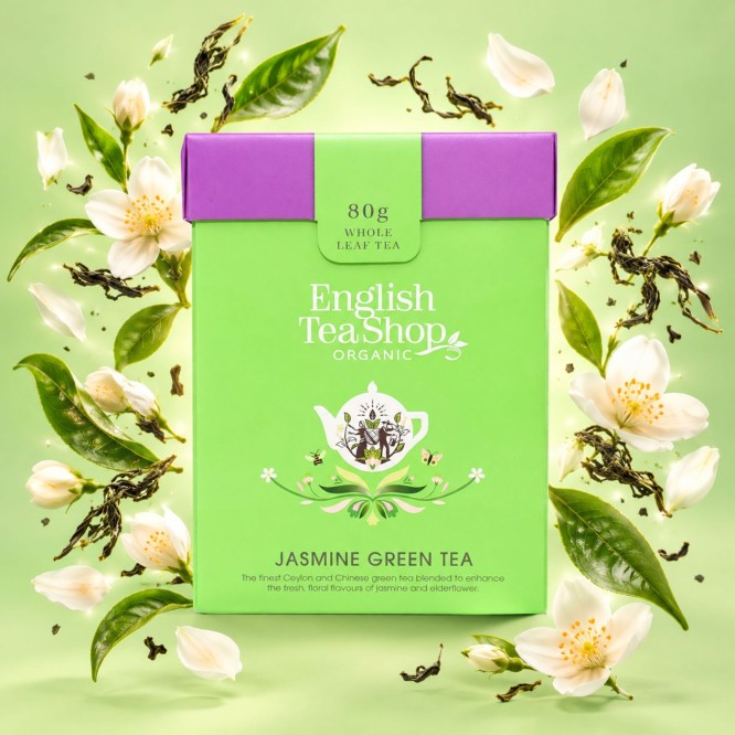 ENGLISH TEA SHOP� Jasmine Green Tea 80g