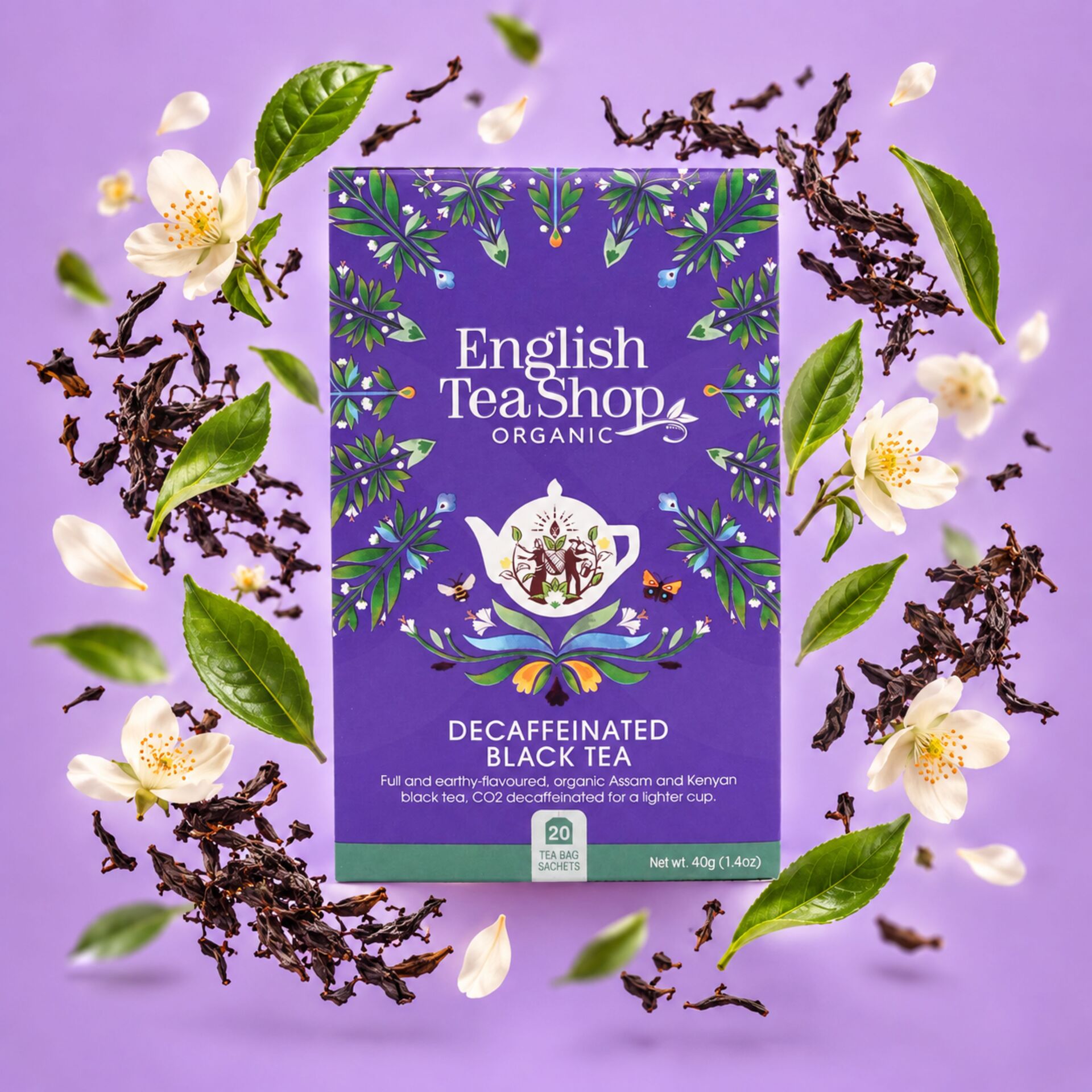 ENGLISH TEA SHOP® Thé Noir Décaféiné 20 u.