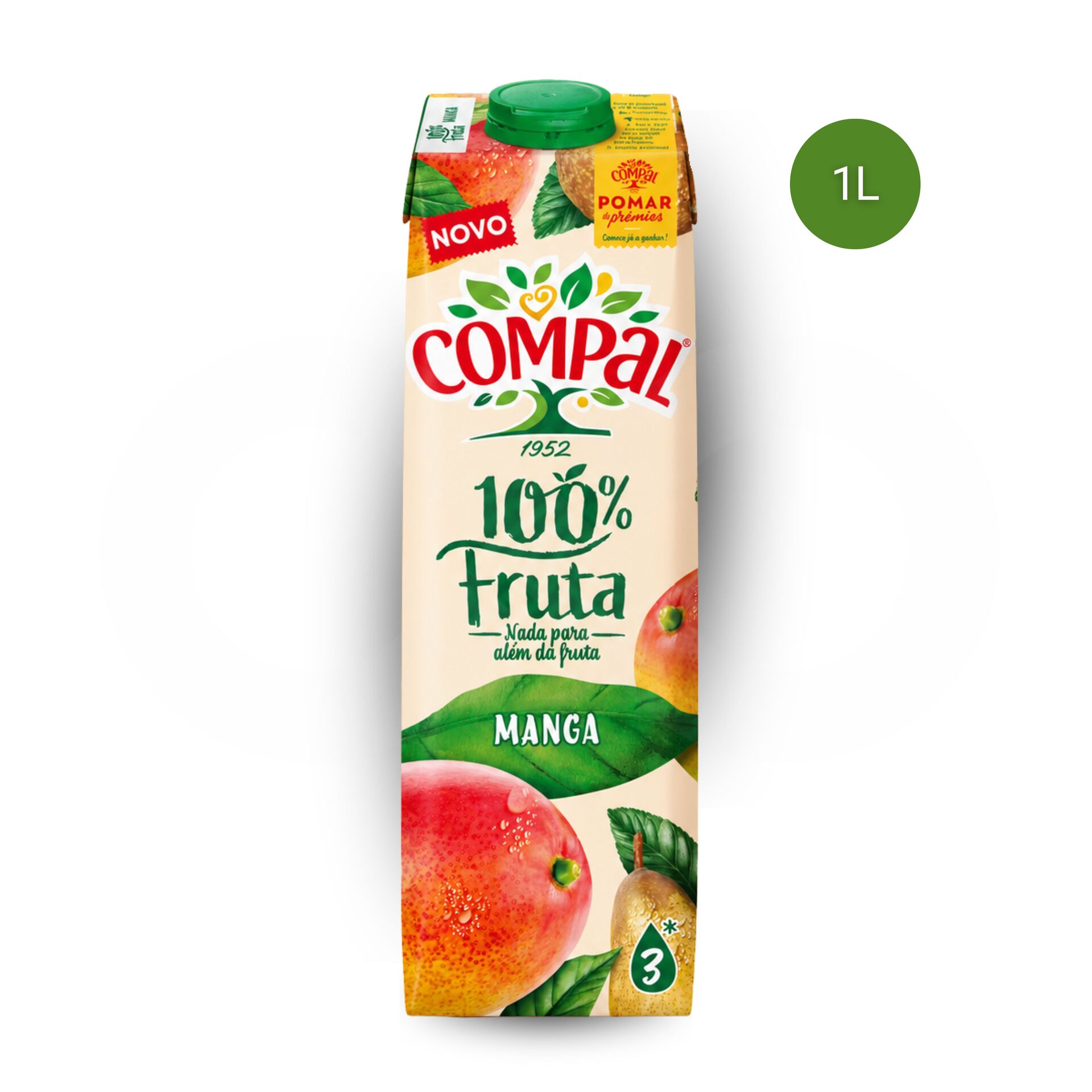 COMPALŪ Mango 100% Fruit 1L