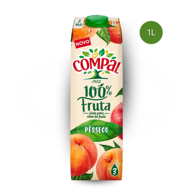 COMPAL� Peach 100% Fruit 1L