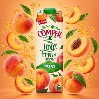 COMPAL® Peach 100% Fruit 1L COMPAL® Peach 100% Fruit 1L