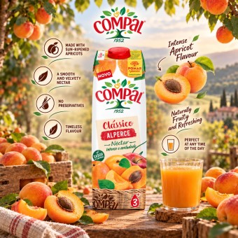 COMPAL® Néctar de Albaricoque 1L