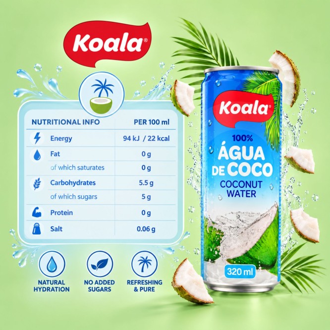 KOALA® Acqua di Cocco 320ml