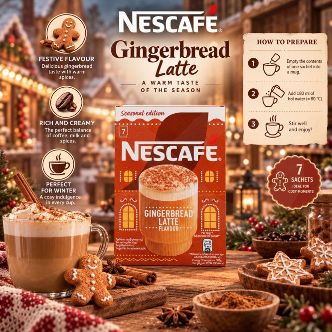 NESCAFÉ® Gingerbread Latte 129gr