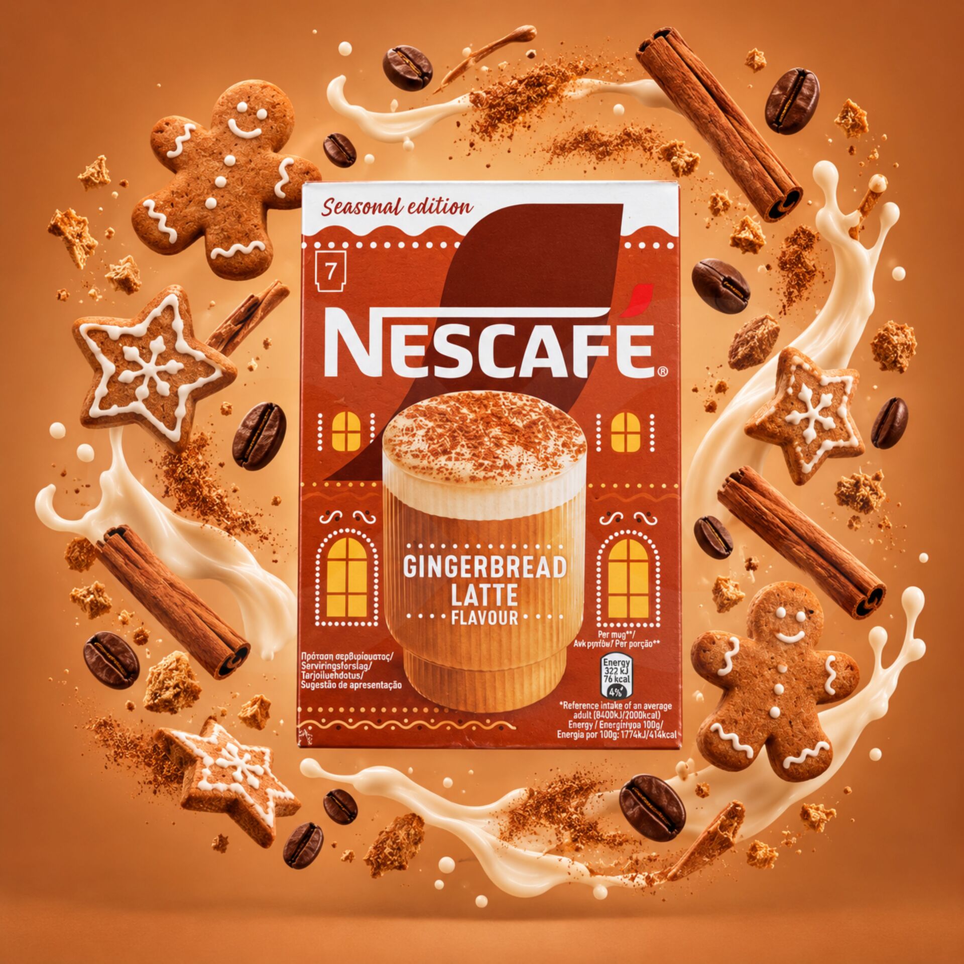 NESCAFÉ® Gingerbread Latte 129gr