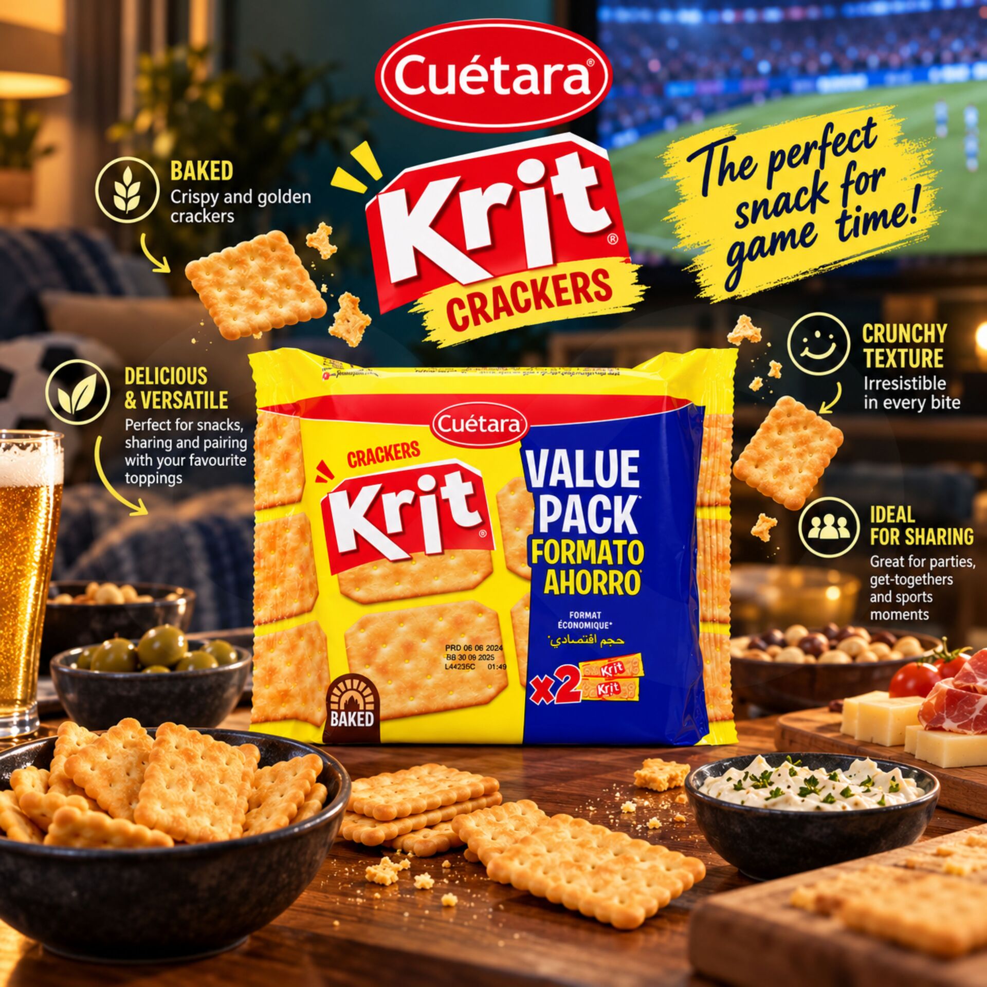 CUÉTARA® Krit Crackers 200g