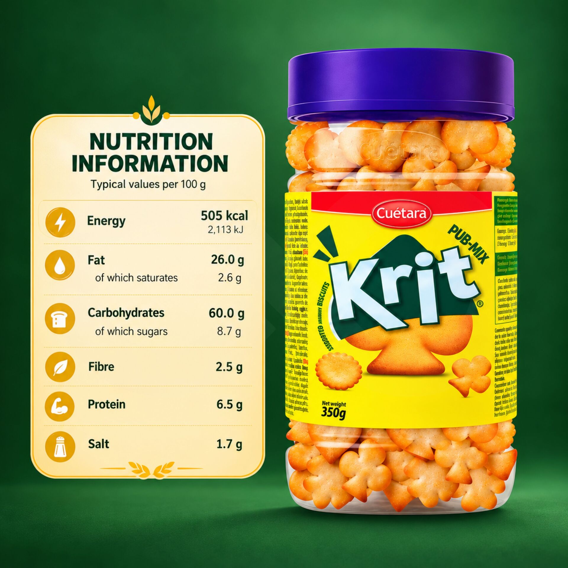 CUÉTARA® Krit Pub Mix 350g