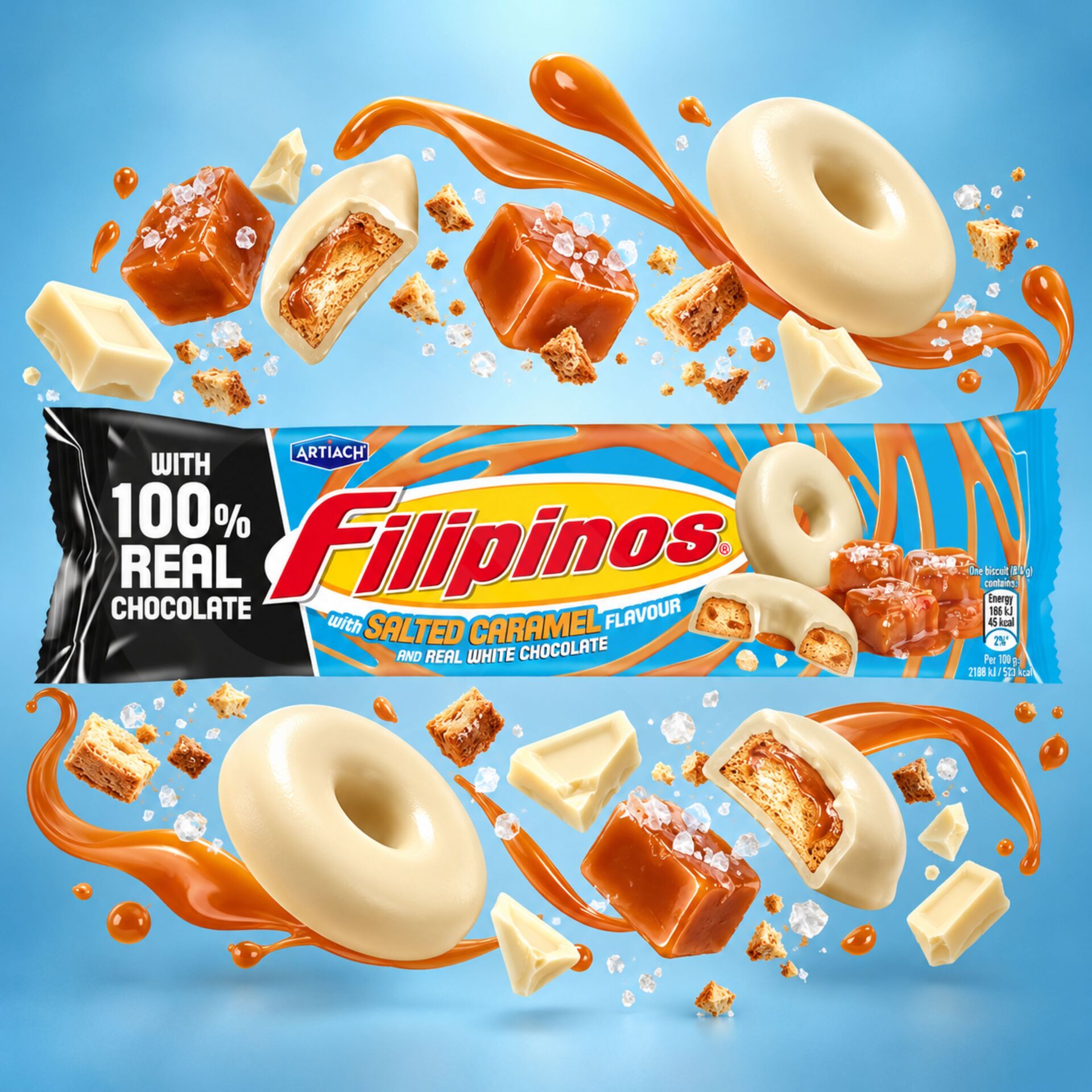ARTIACH® Filipinos White Chocolate and Salted Caramel 118g