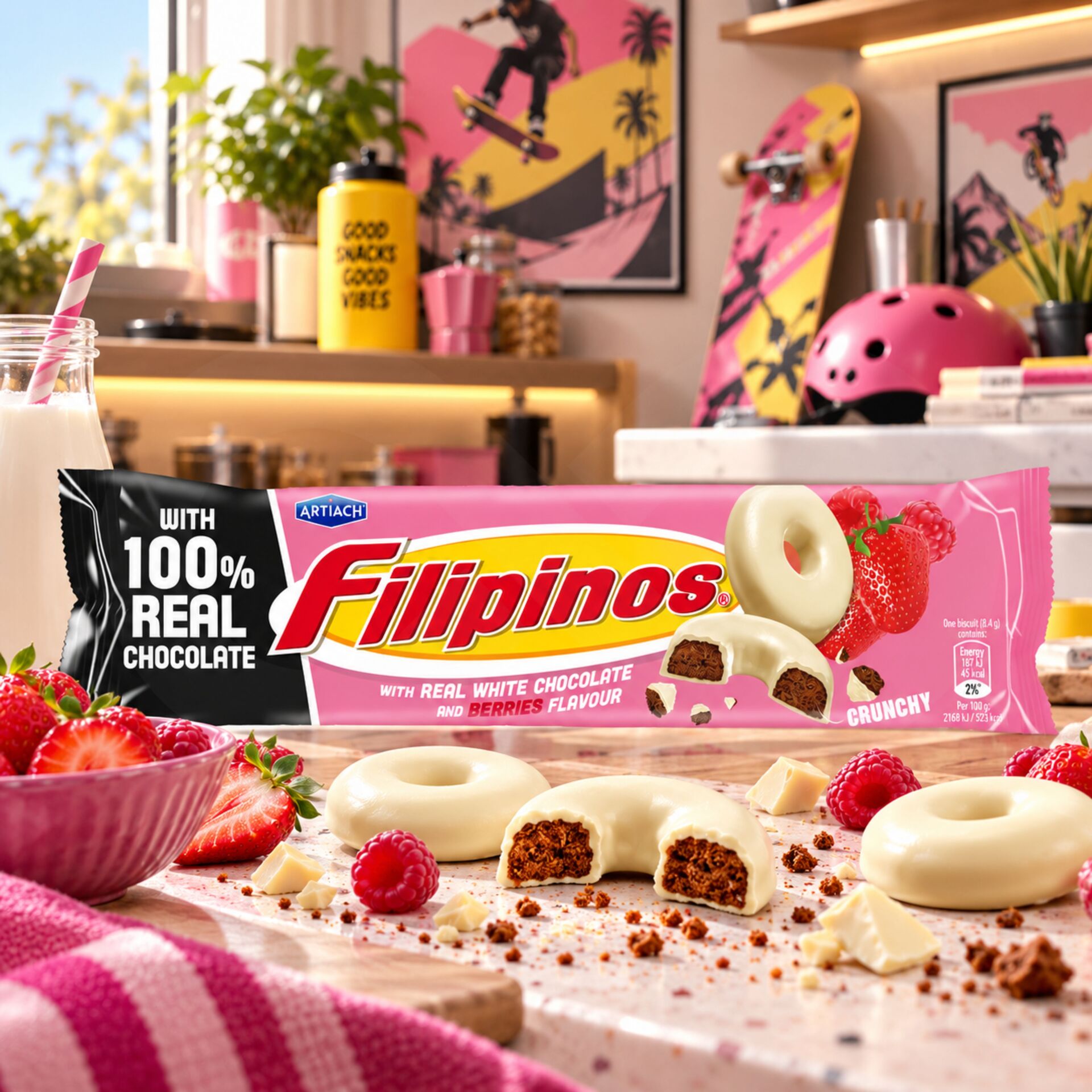 ARTIACH® Filipinos White Chocolate and Berries 118g
